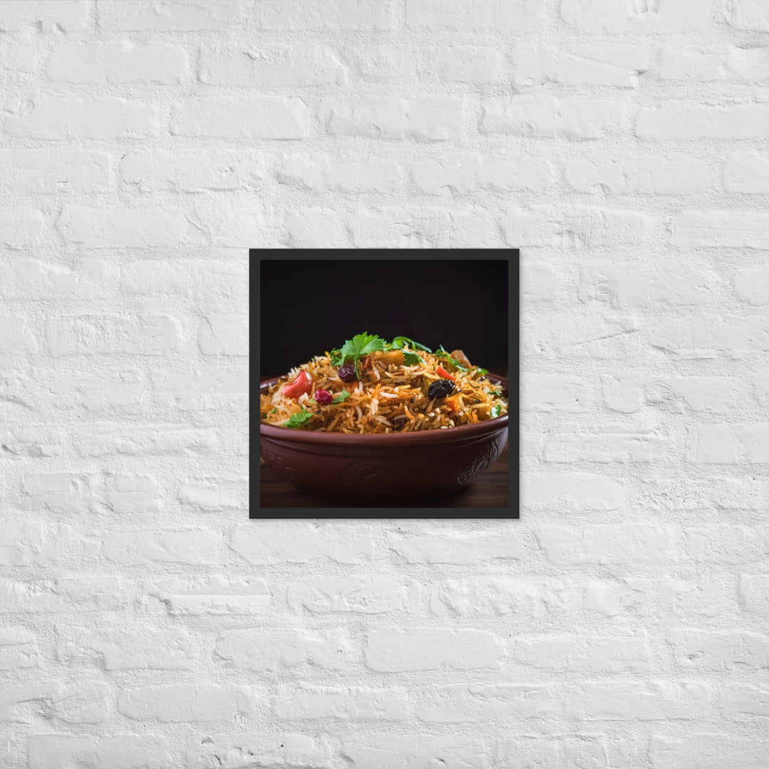 Biryani Framed poster 🤤 from Yumify.AI