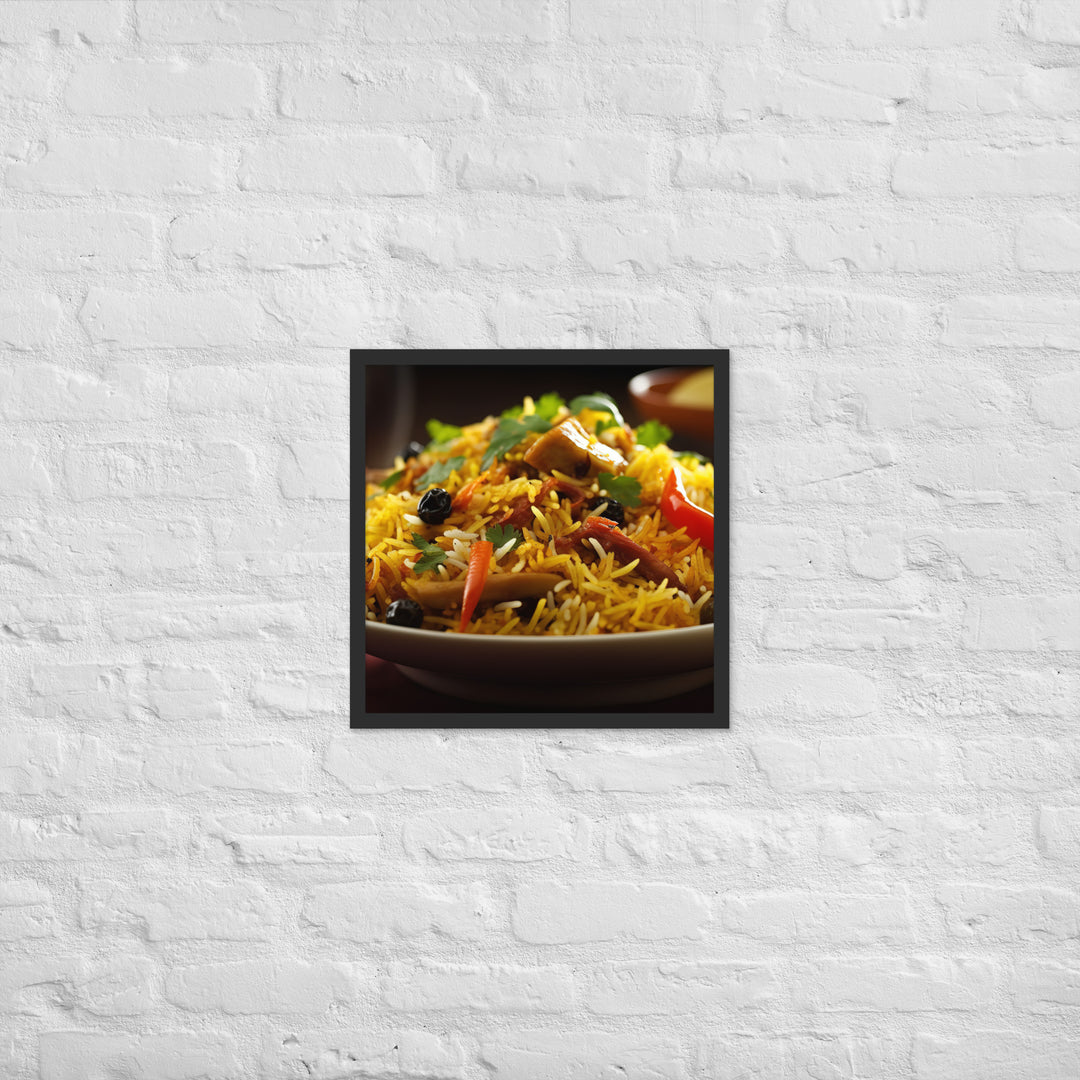 Biryani Framed poster 🤤 from Yumify.AI