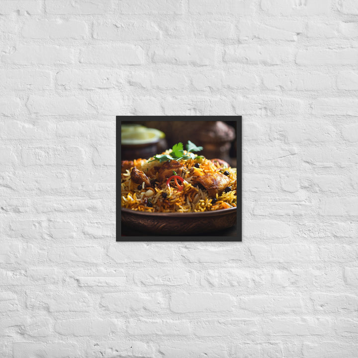 Biryani Framed poster 🤤 from Yumify.AI