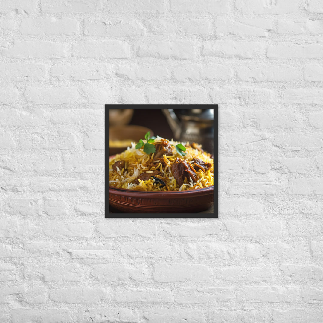 Biryani Framed poster 🤤 from Yumify.AI