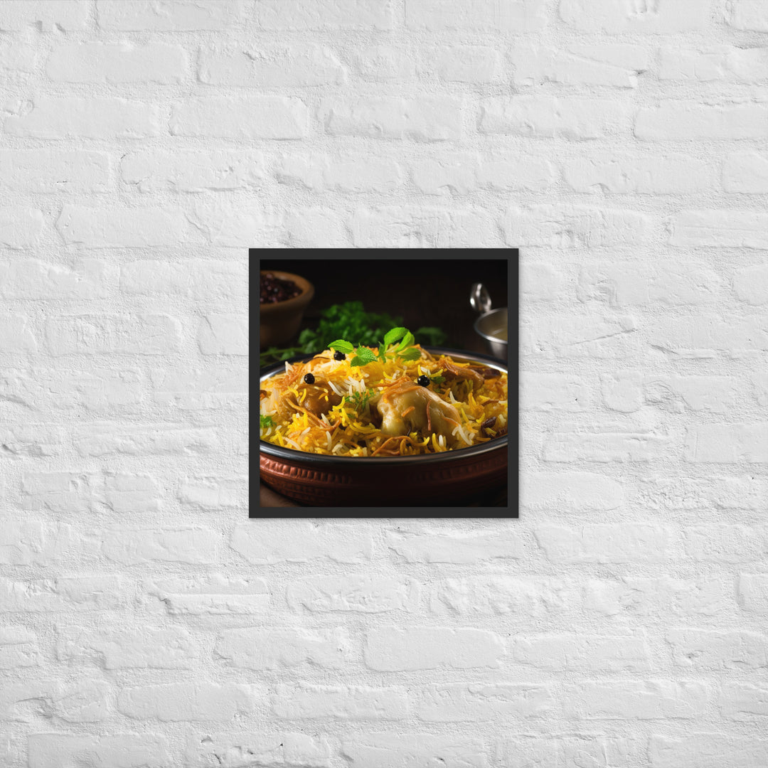 Biryani Framed poster 🤤 from Yumify.AI