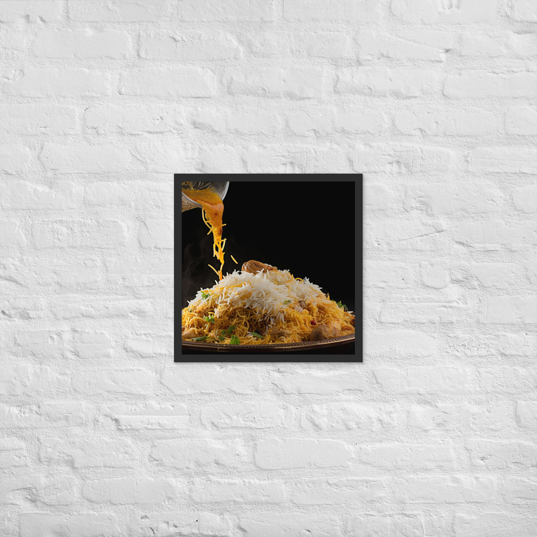 Biryani Framed poster 🤤 from Yumify.AI