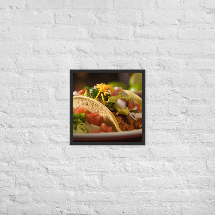 Taco Treat Framed poster 🤤 from Yumify.AI