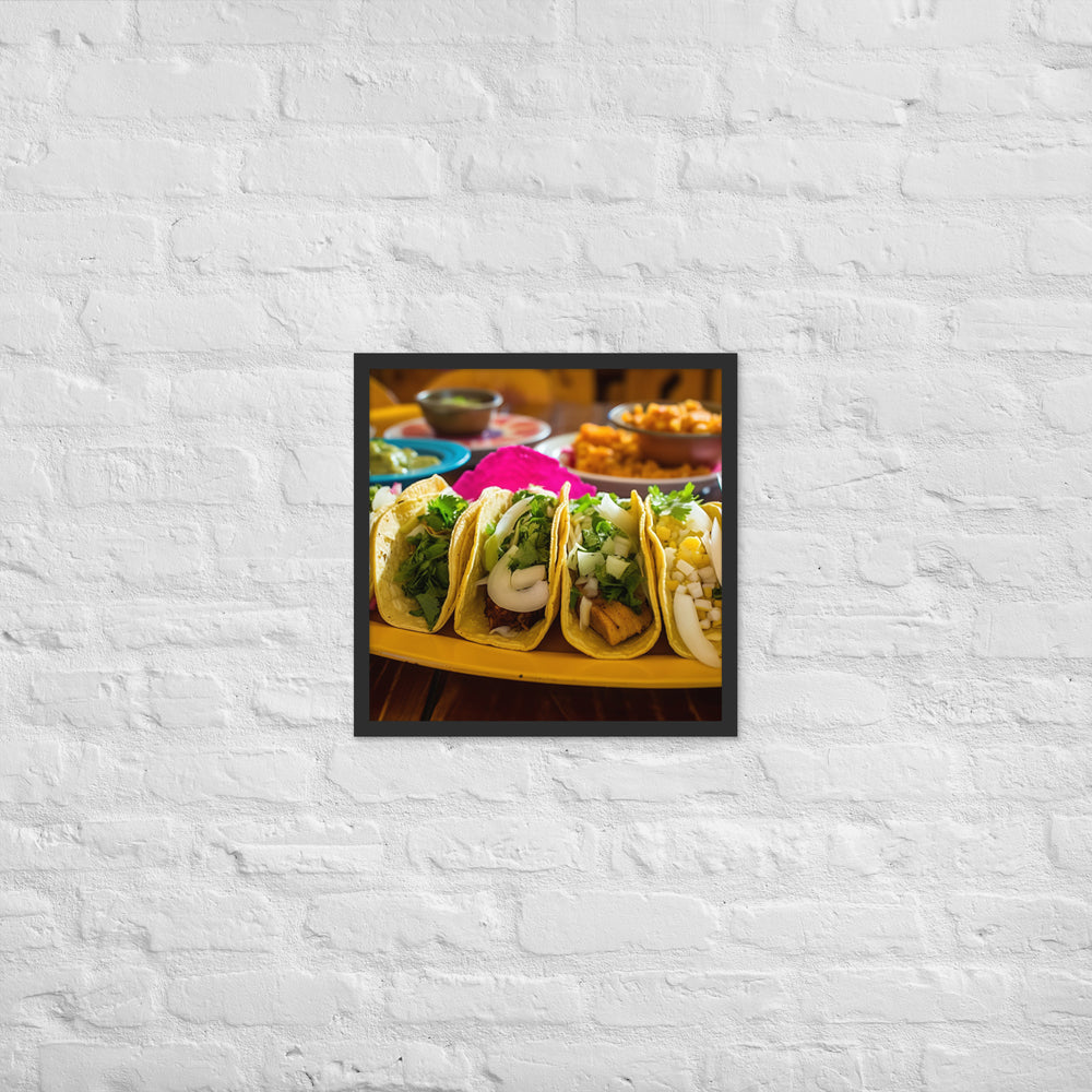 Taco Traditions Framed poster 🤤 from Yumify.AI