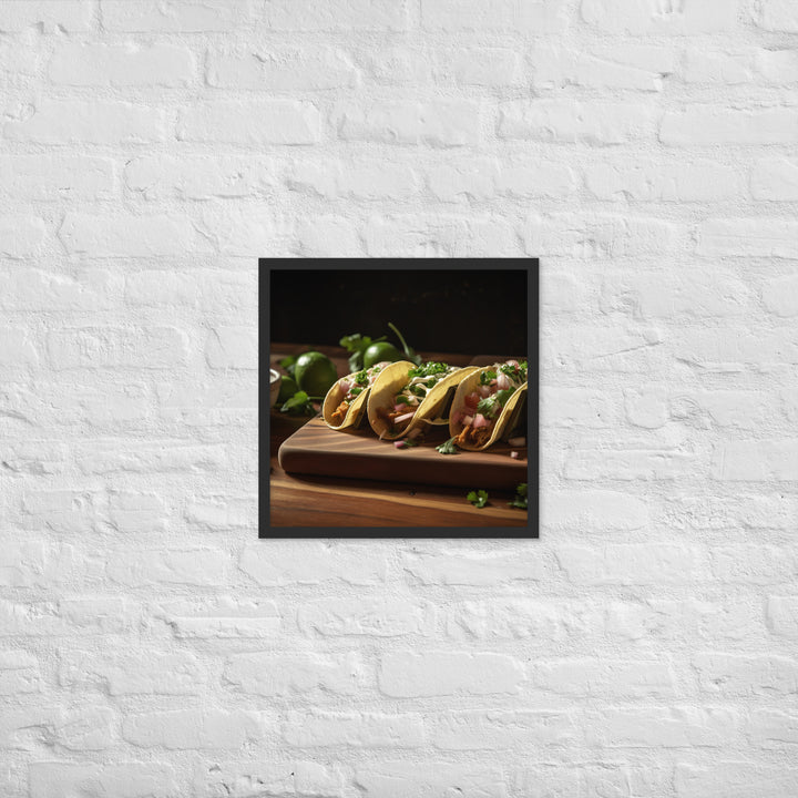 Taco Timeless Framed poster 🤤 from Yumify.AI