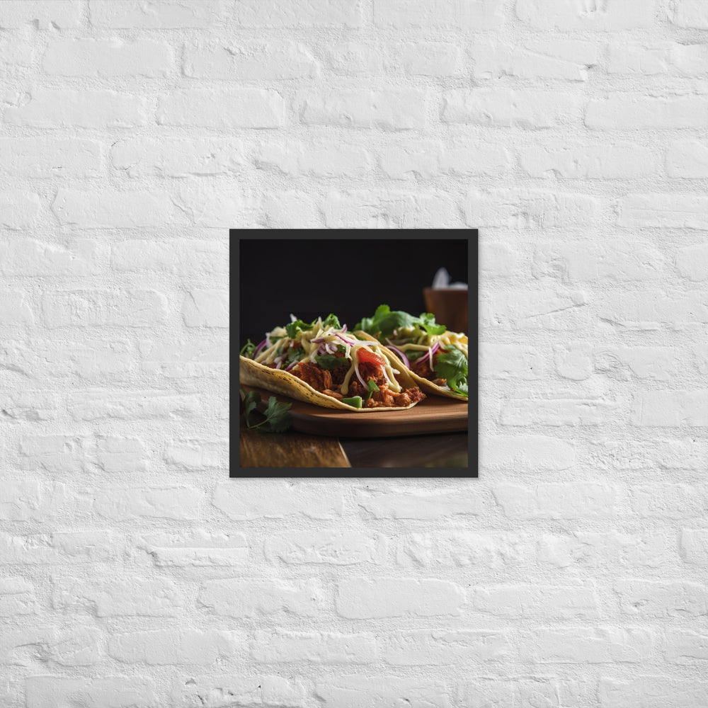 Taco Timeless Framed poster 🤤 from Yumify.AI