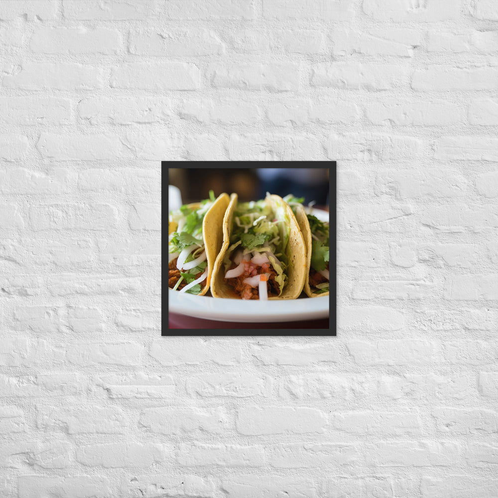Taco Timeless Framed poster 🤤 from Yumify.AI