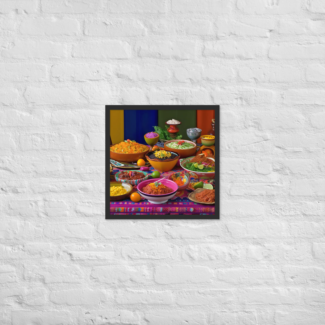 Taco Fiesta Framed poster 🤤 from Yumify.AI