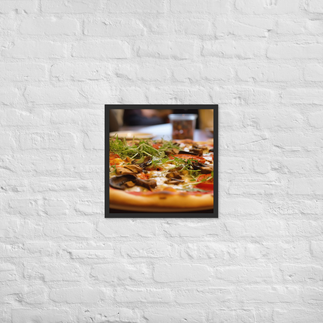 Pizza Framed poster 🤤 from Yumify.AI