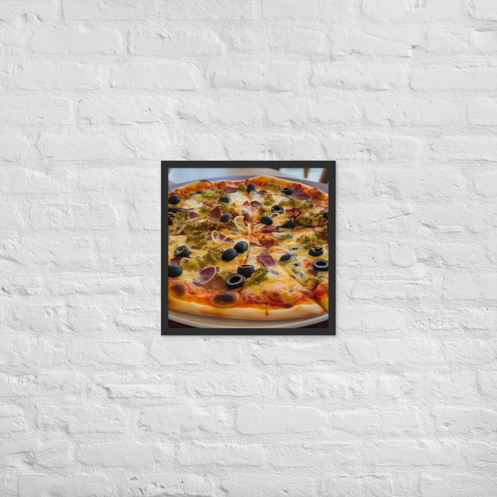 Pizza Framed poster 🤤 from Yumify.AI