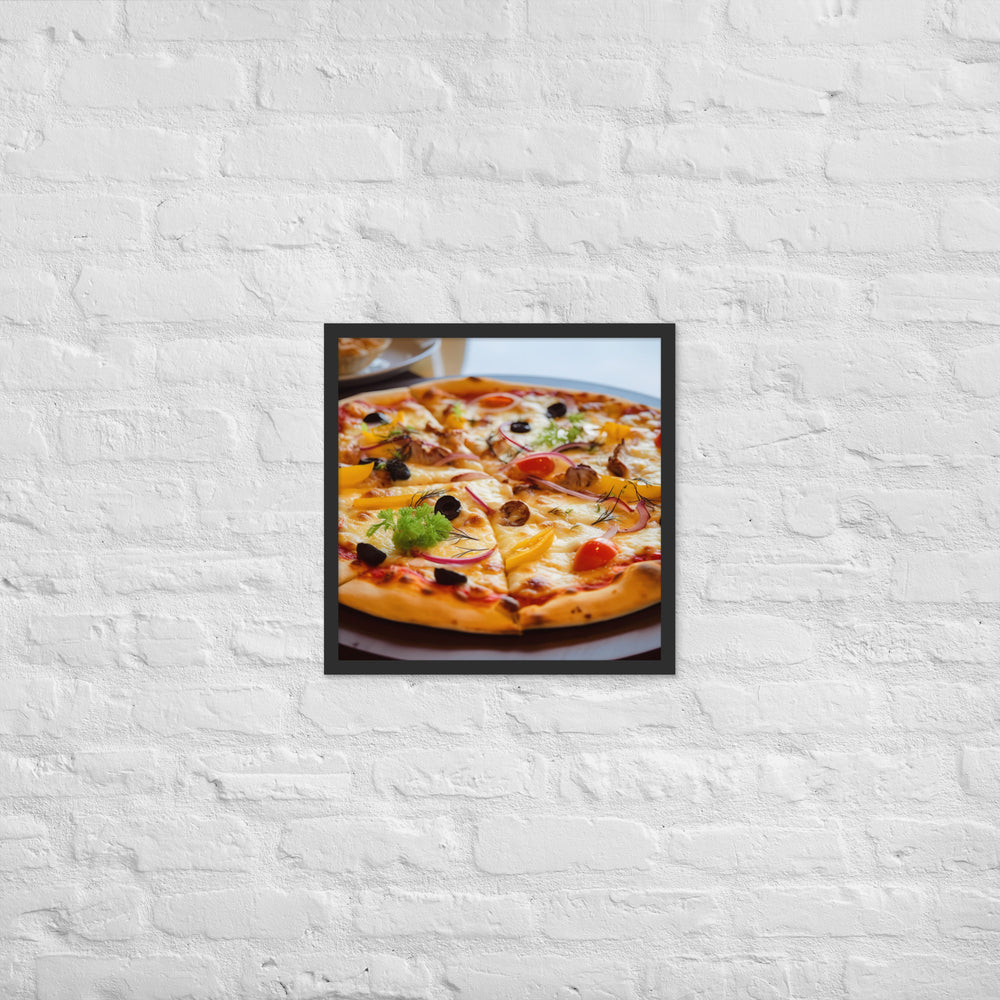 Pizza Framed poster 🤤 from Yumify.AI