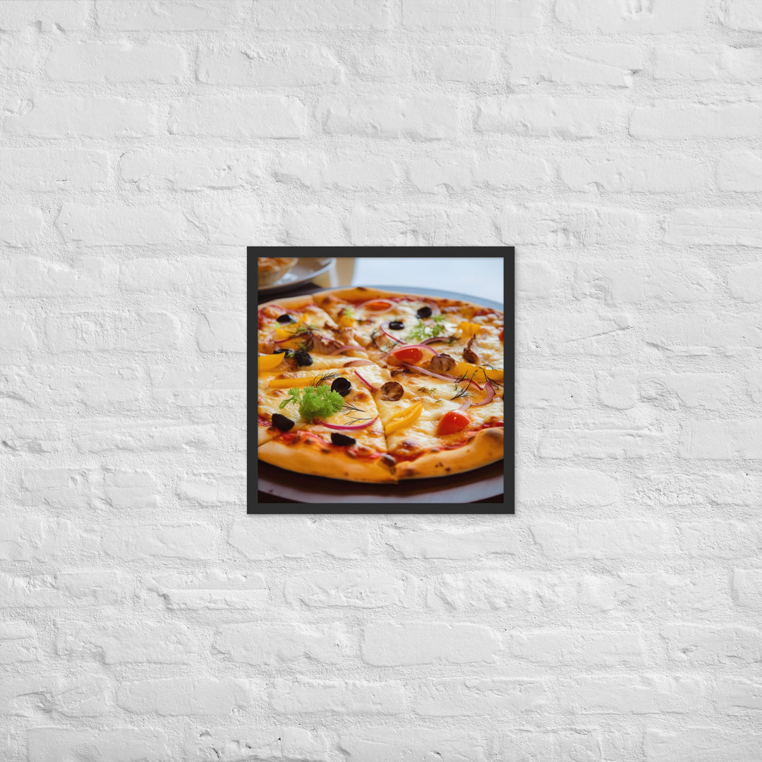 Pizza Framed poster 🤤 from Yumify.AI