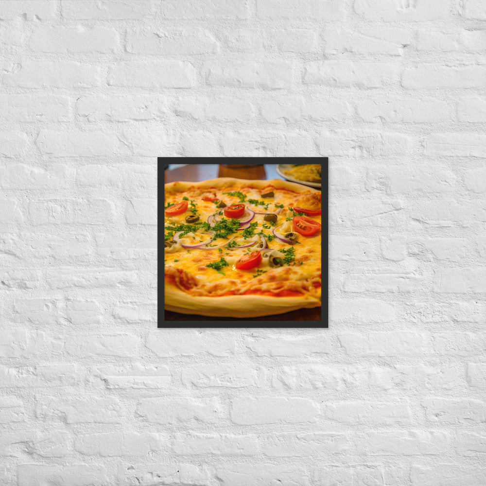 Pizza Framed poster 🤤 from Yumify.AI