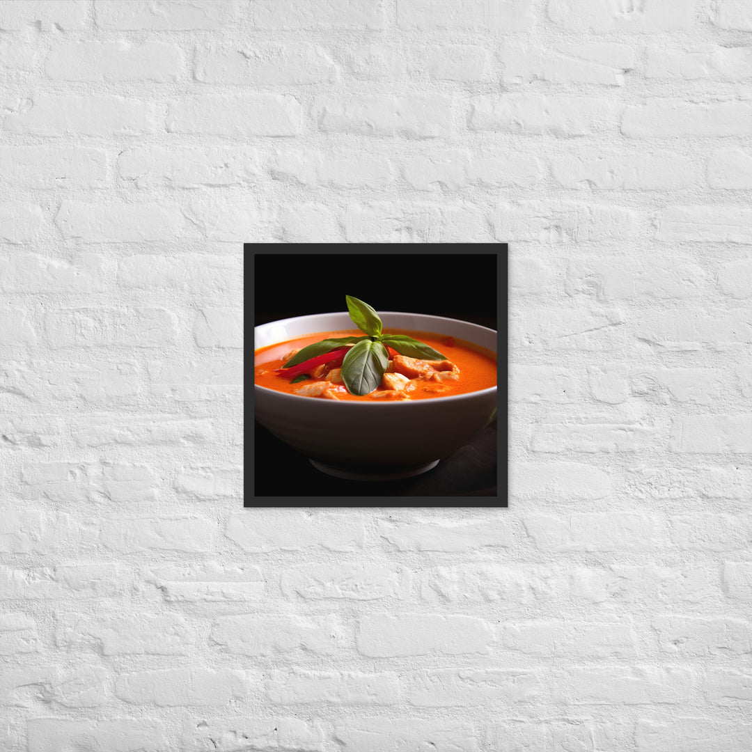 Red Curry Framed poster 🤤 from Yumify.AI