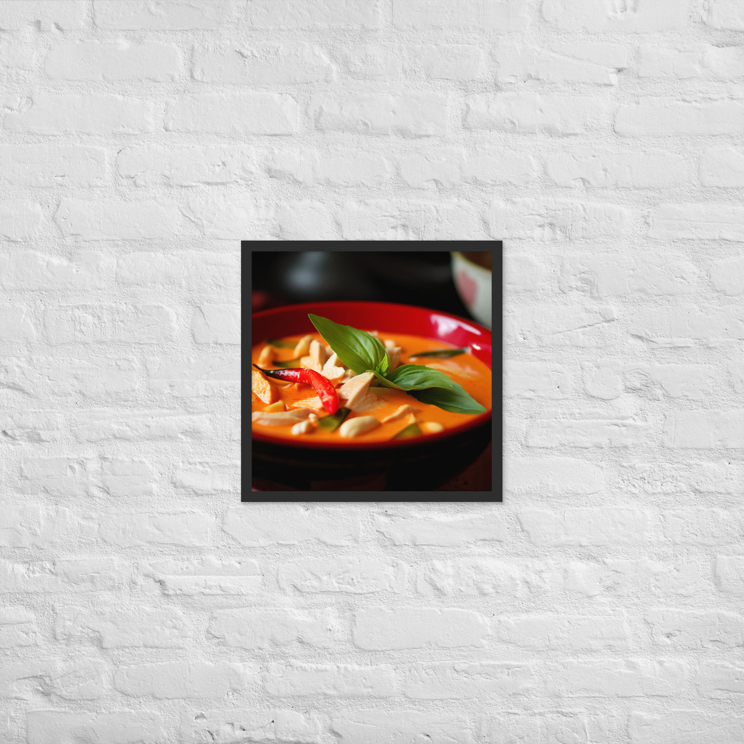 Red Curry Framed poster 🤤 from Yumify.AI