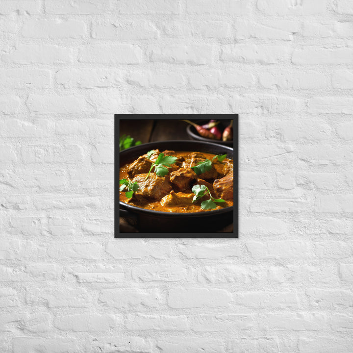 Lamb Curry Framed poster 🤤 from Yumify.AI