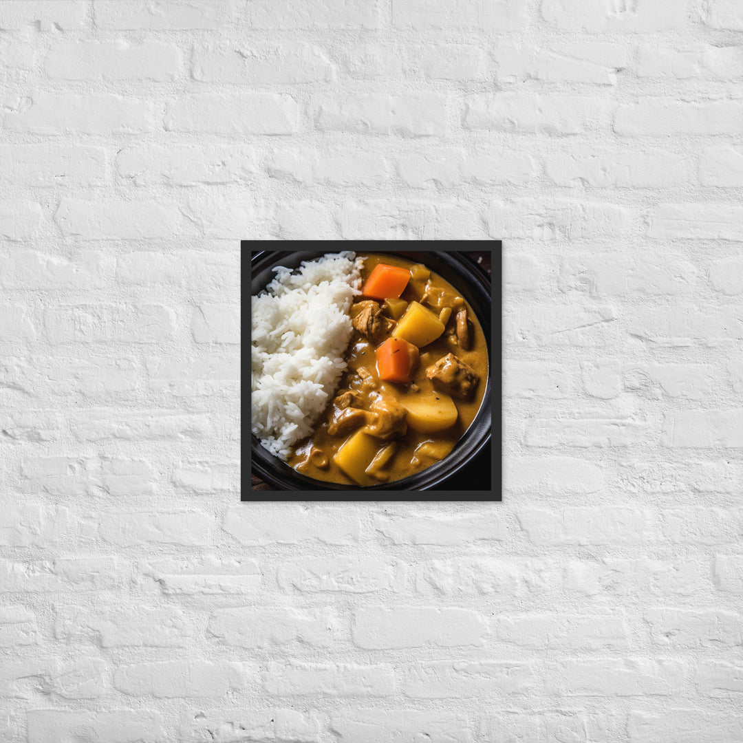 Japanese Curry Framed poster 🤤 from Yumify.AI