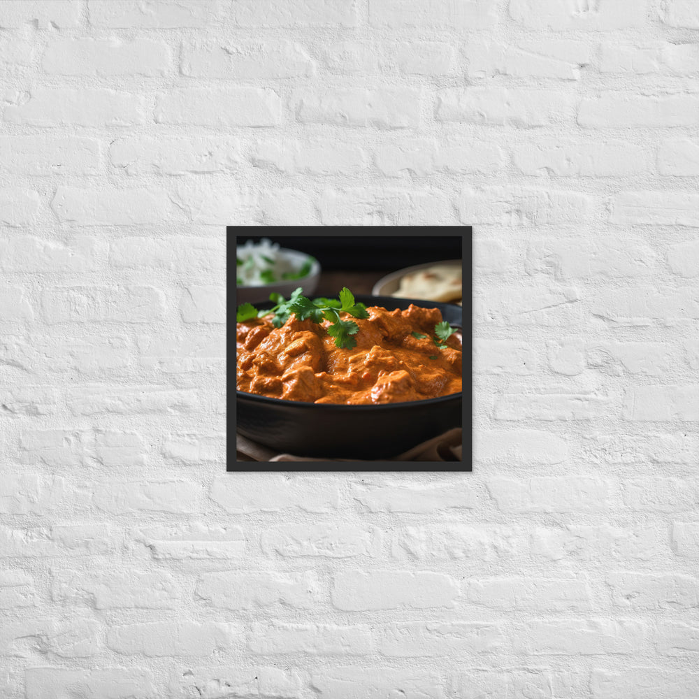 Butter Chicken Curry Framed poster 🤤 from Yumify.AI