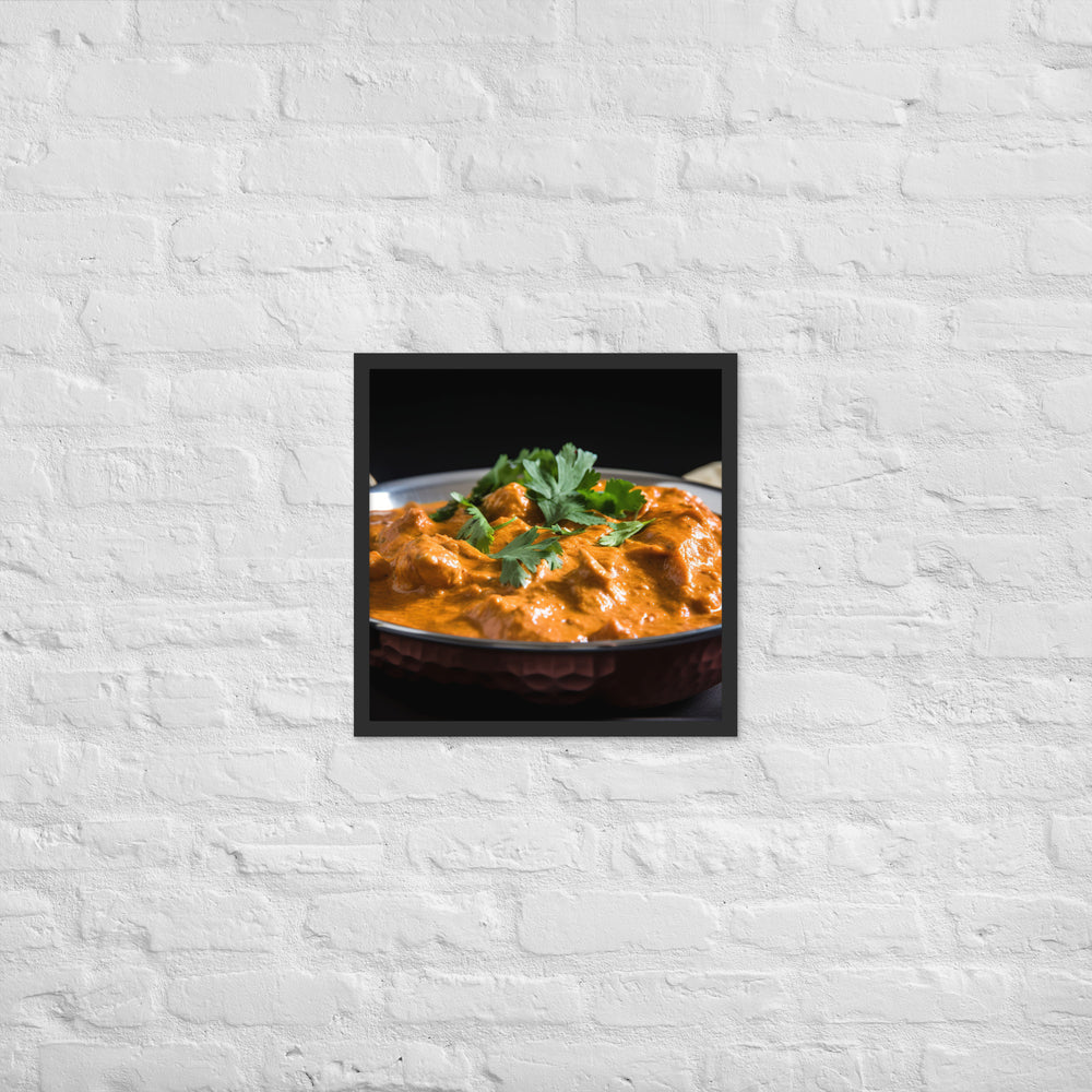 Butter Chicken Curry Framed poster 🤤 from Yumify.AI