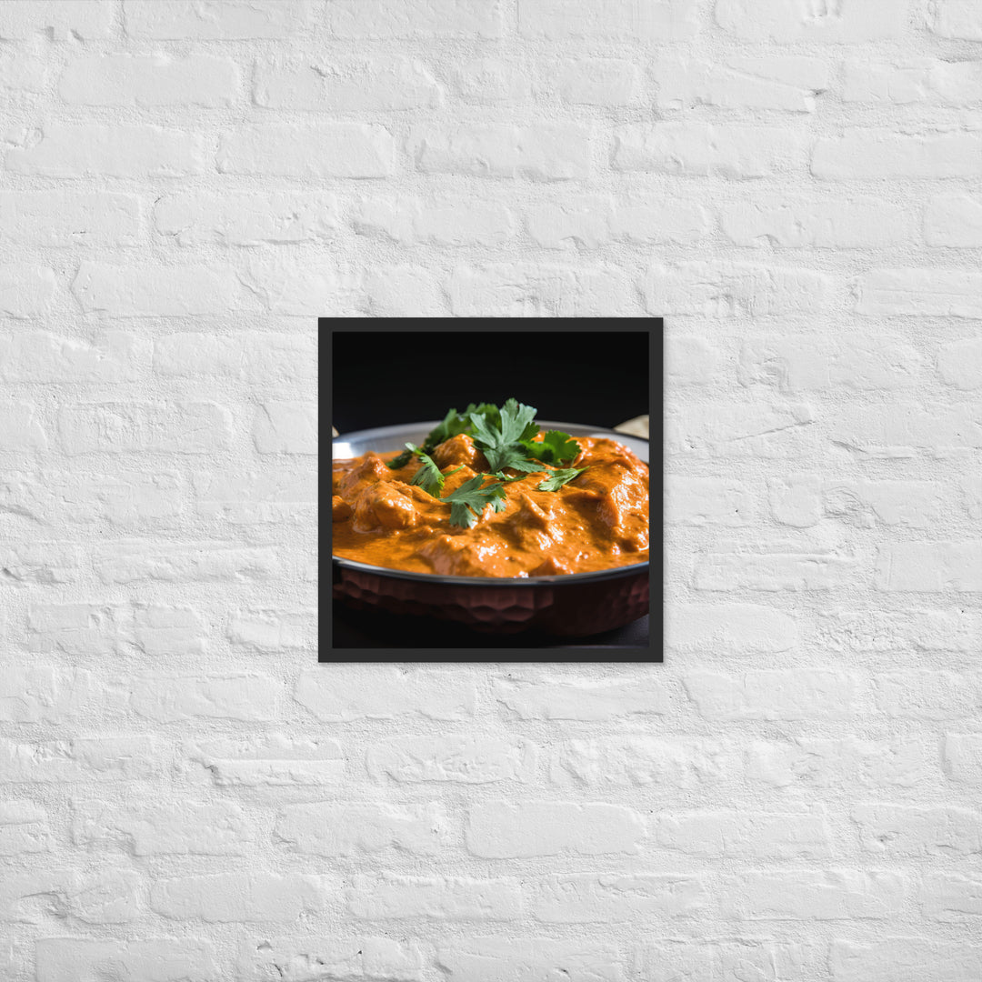 Butter Chicken Curry Framed poster 🤤 from Yumify.AI