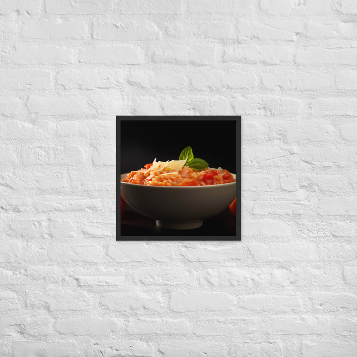 Tomato Risotto Framed poster 🤤 from Yumify.AI