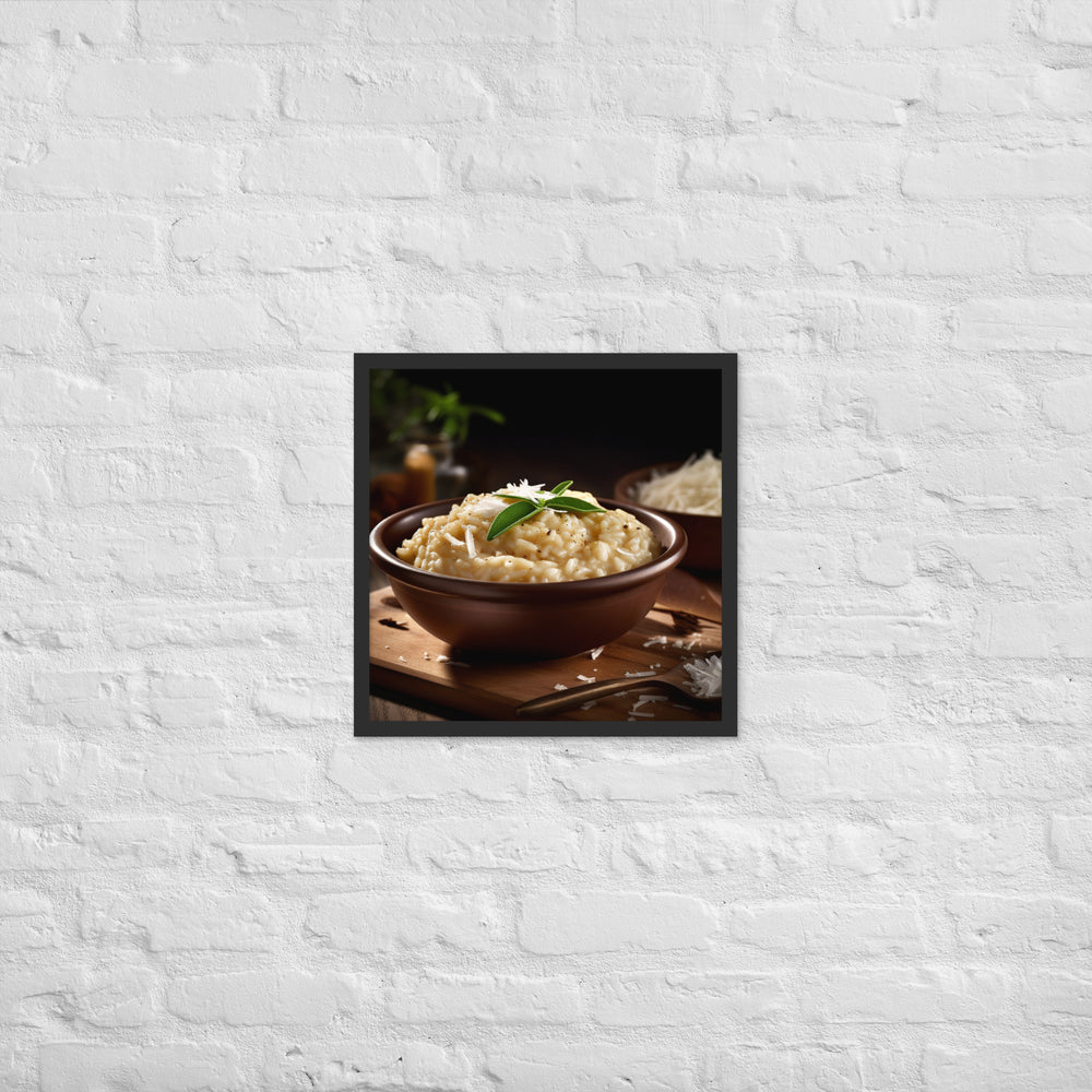 Parmesan Risotto Framed poster 🤤 from Yumify.AI