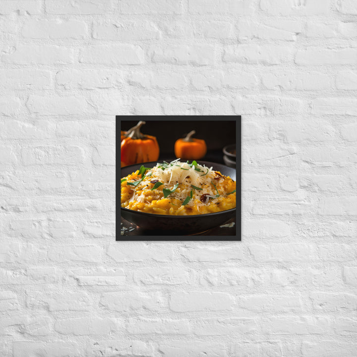 Butternut Squash Risotto Framed poster 🤤 from Yumify.AI