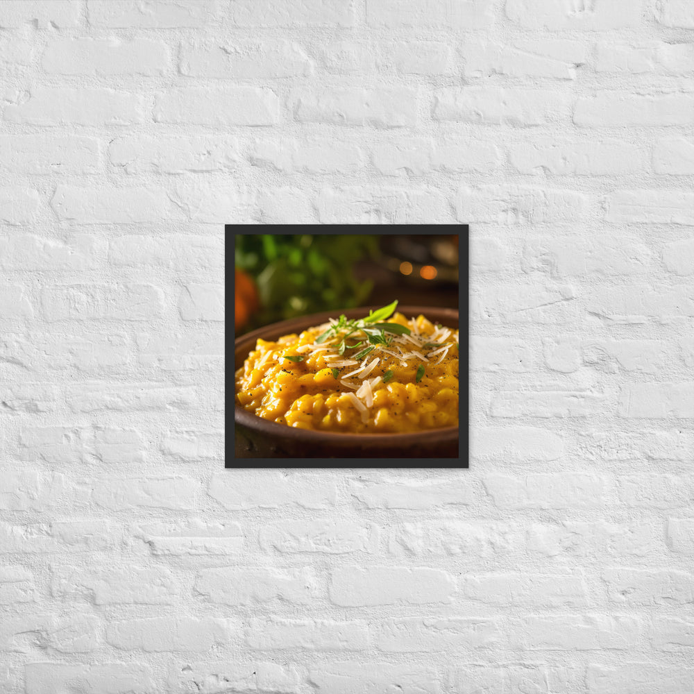 Butternut Squash Risotto Framed poster 🤤 from Yumify.AI