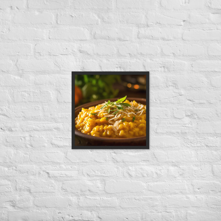 Butternut Squash Risotto Framed poster 🤤 from Yumify.AI