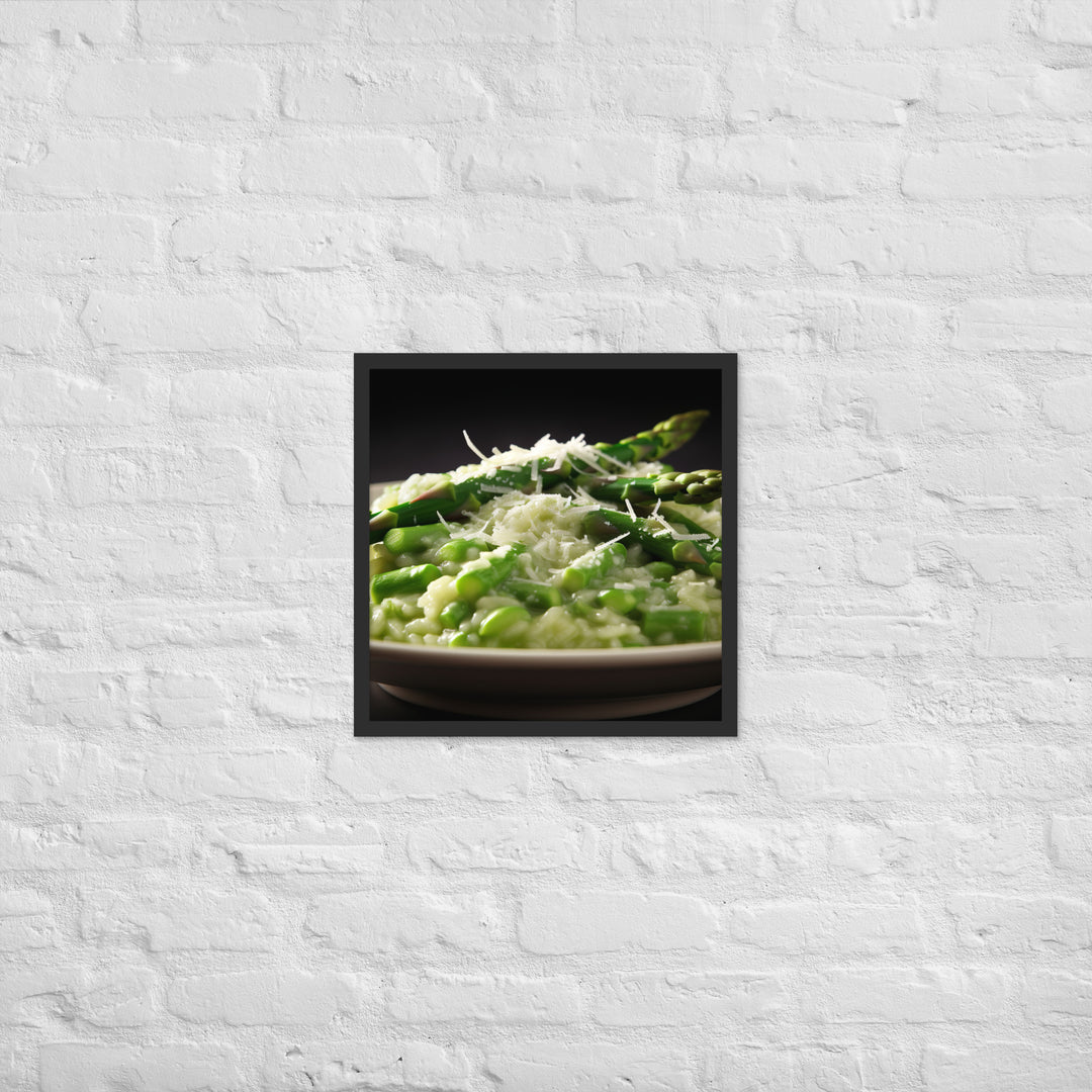 Asparagus Risotto Framed poster 🤤 from Yumify.AI