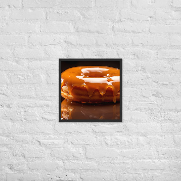 Glazed Donut Framed poster 🤤 from Yumify.AI