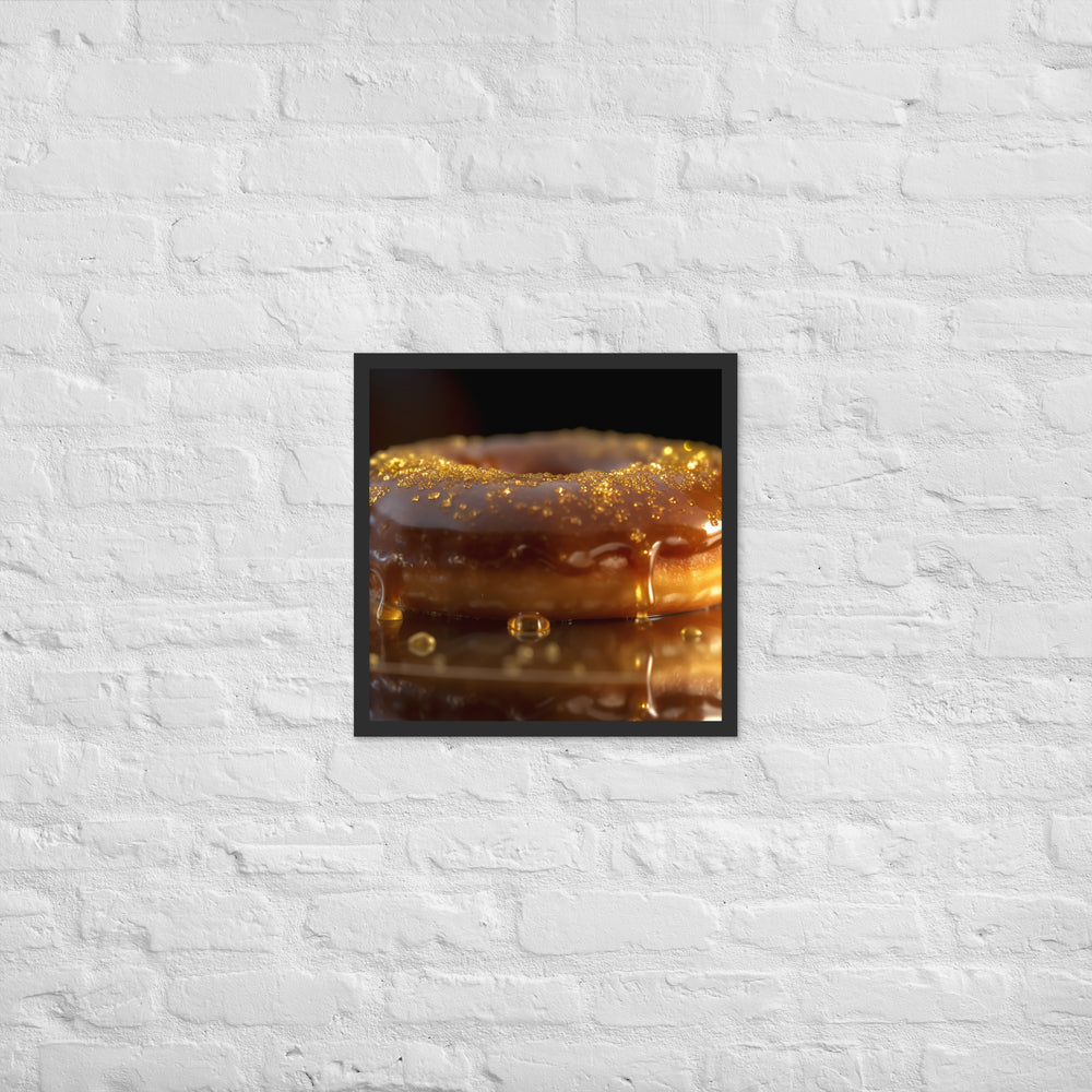 Glazed Donut Framed poster 🤤 from Yumify.AI