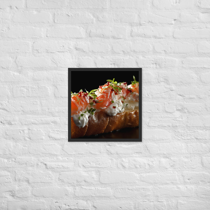 Truffle Lobster Roll Framed poster 🤤 from Yumify.AI