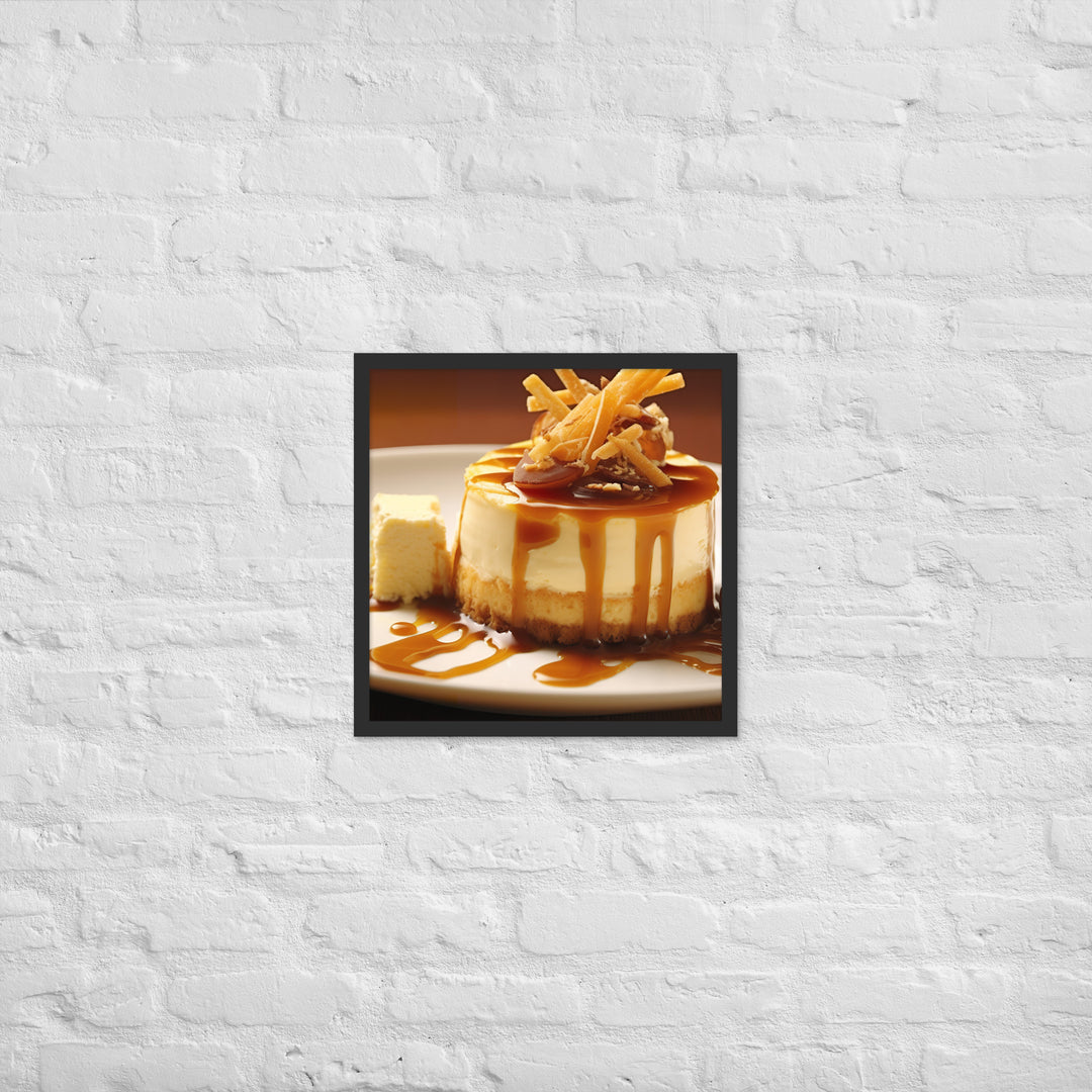 Cheese Dessert Framed poster 🤤 from Yumify.AI