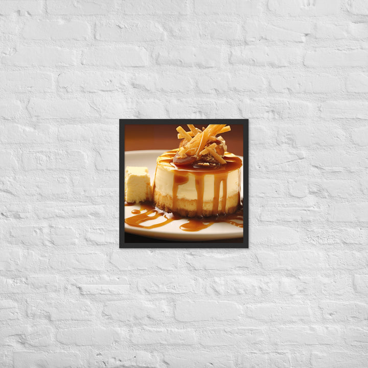 Cheese Dessert Framed poster 🤤 from Yumify.AI