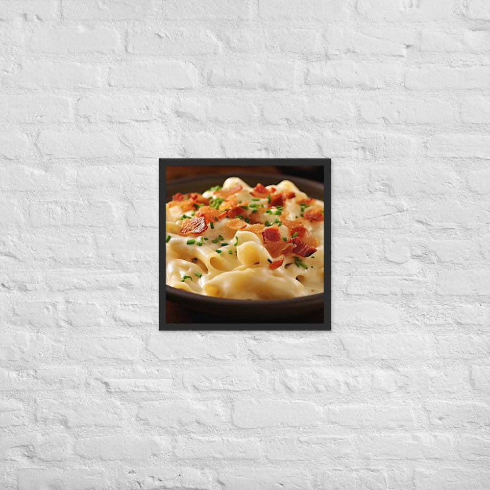 Cheese Pasta Framed poster 🤤 from Yumify.AI