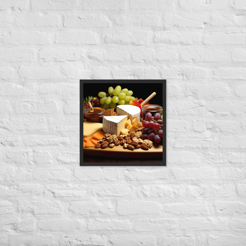 Cheese Platter Framed poster 🤤 from Yumify.AI