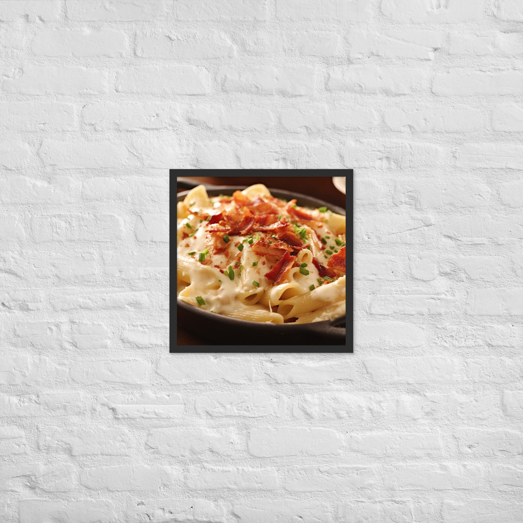 Cheese Pasta Framed poster 🤤 from Yumify.AI