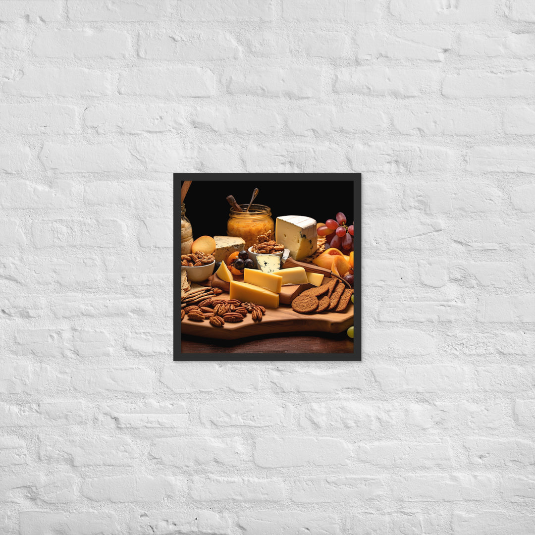 Cheese Board Framed poster 🤤 from Yumify.AI