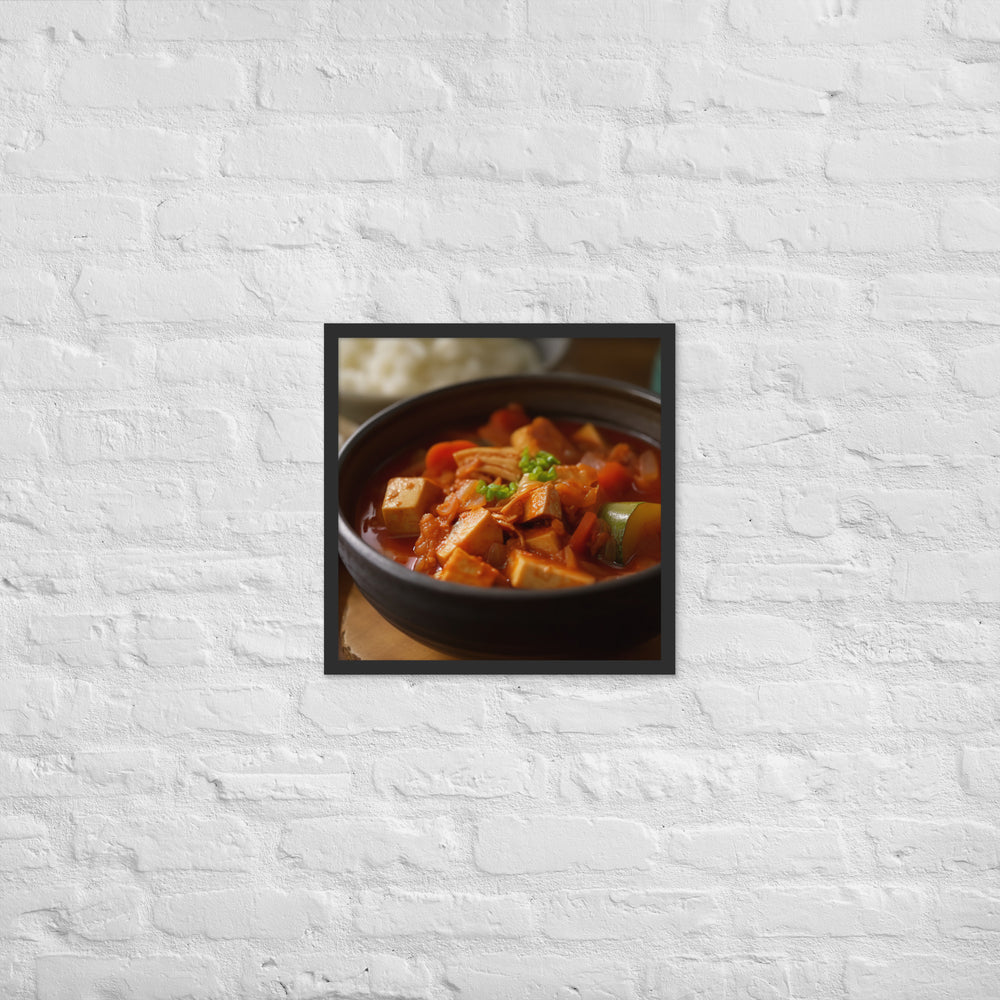 Kimchi Stew Framed poster 🤤 from Yumify.AI