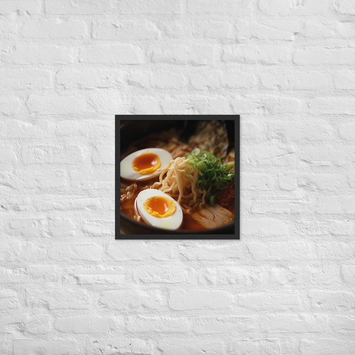 Kimchi Ramen Framed poster 🤤 from Yumify.AI