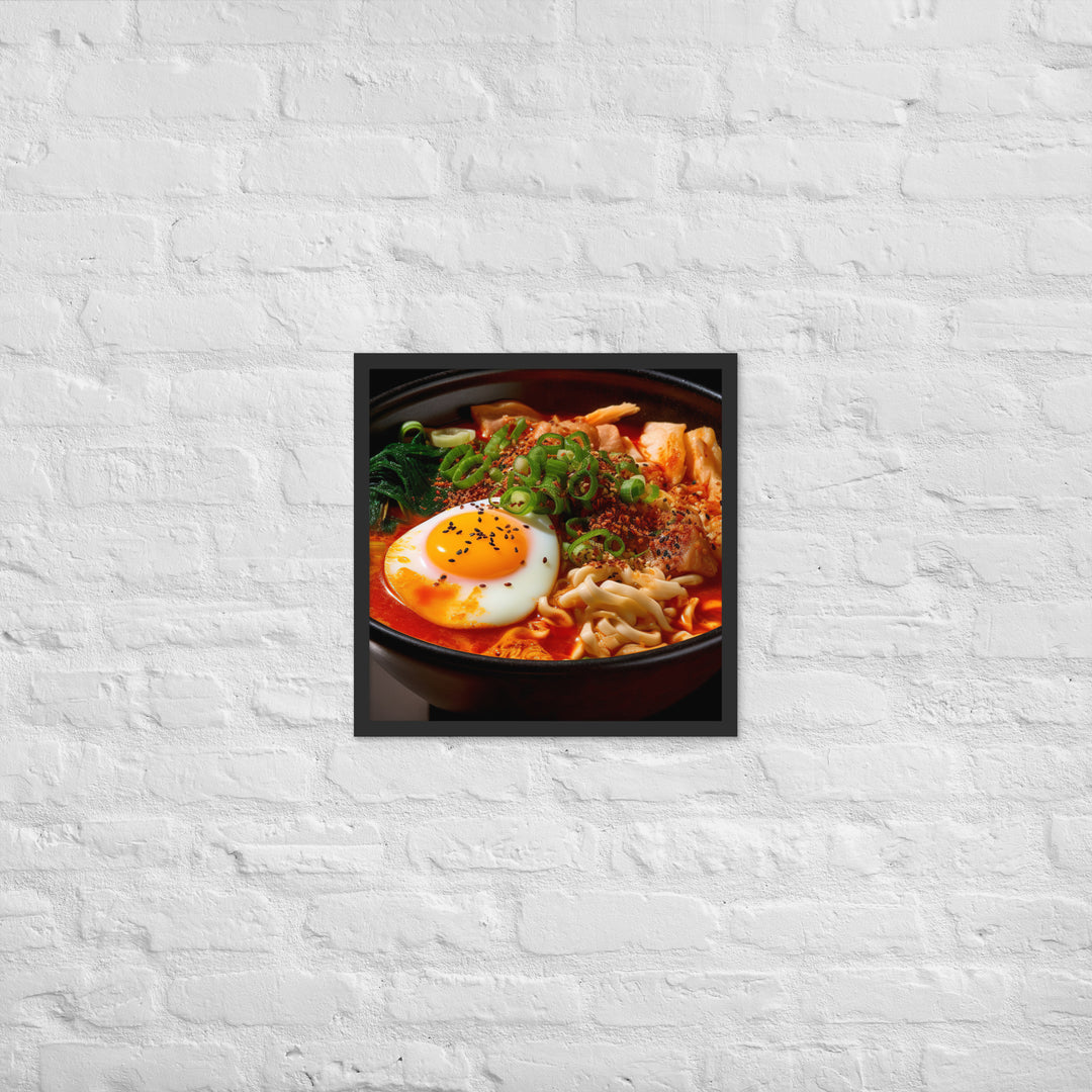 Kimchi Ramen Framed poster 🤤 from Yumify.AI