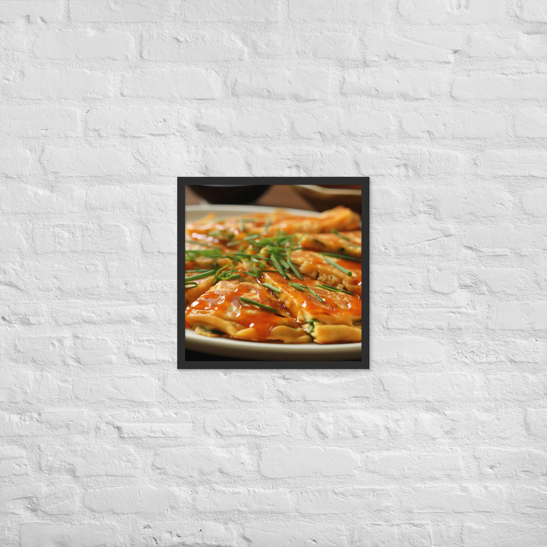 Kimchi Jeon Framed poster 🤤 from Yumify.AI