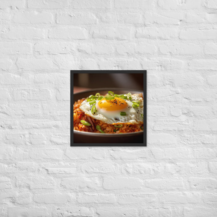 Kimchi Fried Rice Framed poster 🤤 from Yumify.AI