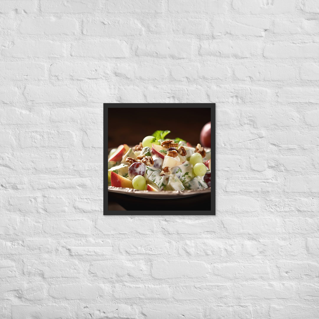 Waldorf Salad Framed poster 🤤 from Yumify.AI