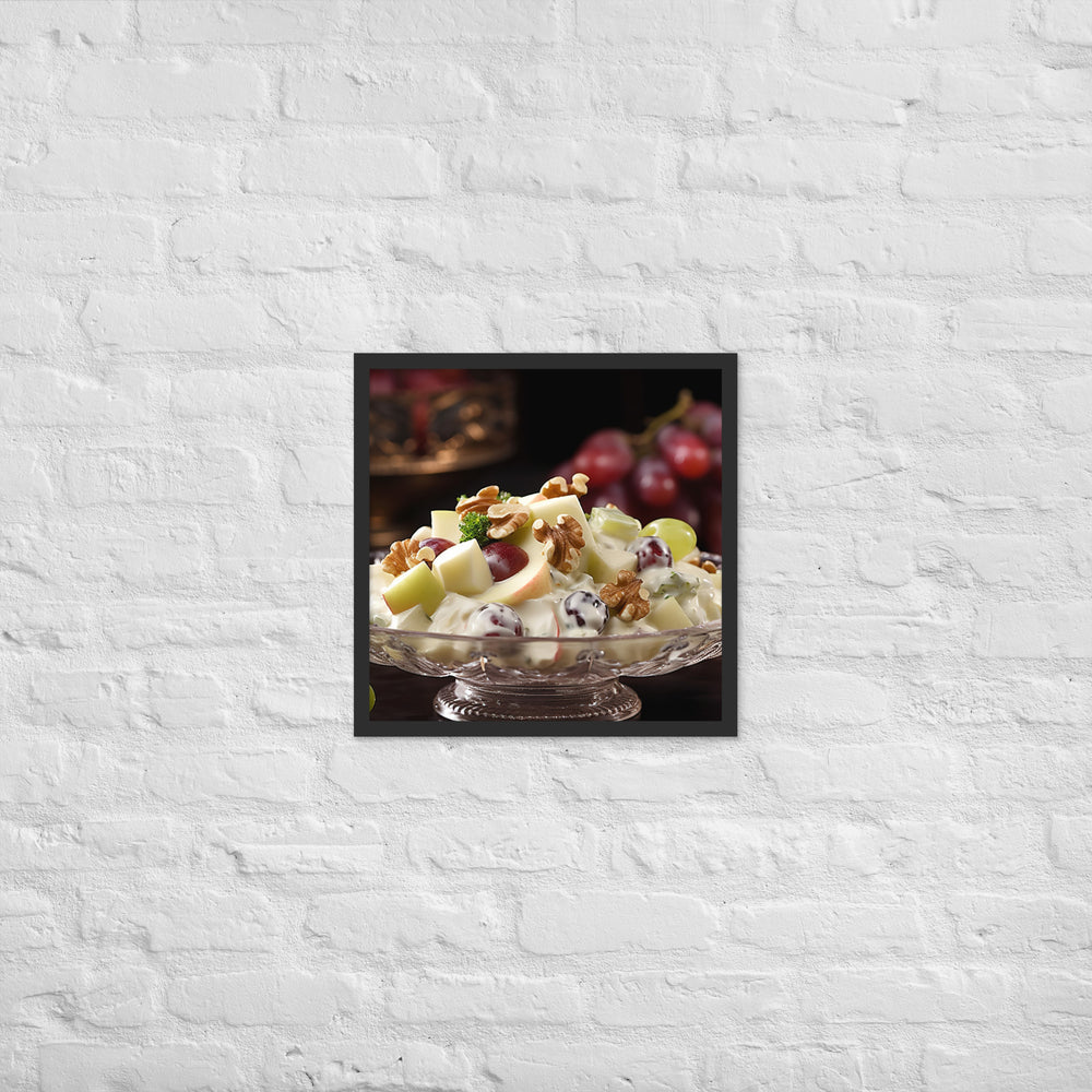 Waldorf Salad Framed poster 🤤 from Yumify.AI