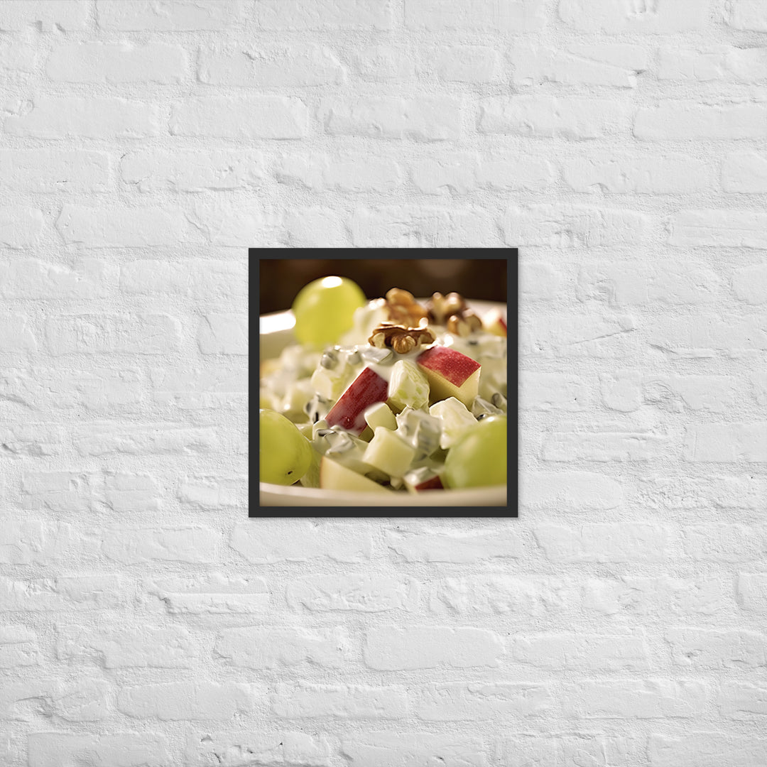 Waldorf Salad Framed poster 🤤 from Yumify.AI