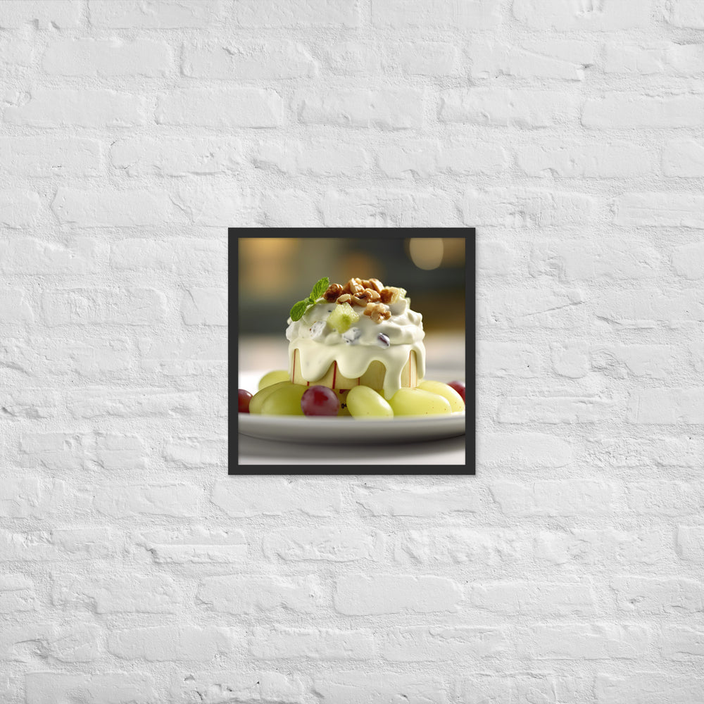 Waldorf Salad Framed poster 🤤 from Yumify.AI