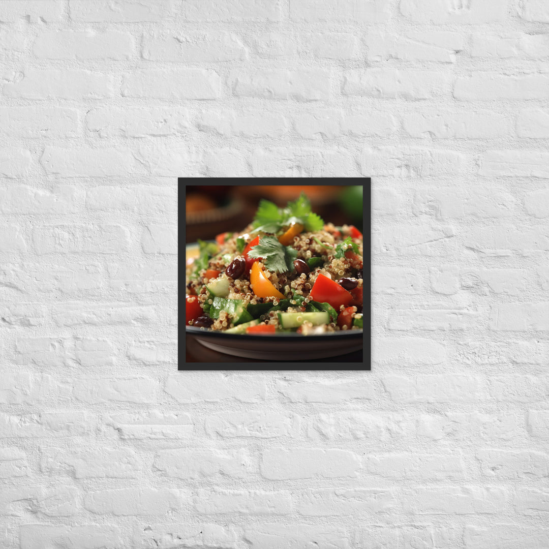 Quinoa Salad Framed poster 🤤 from Yumify.AI