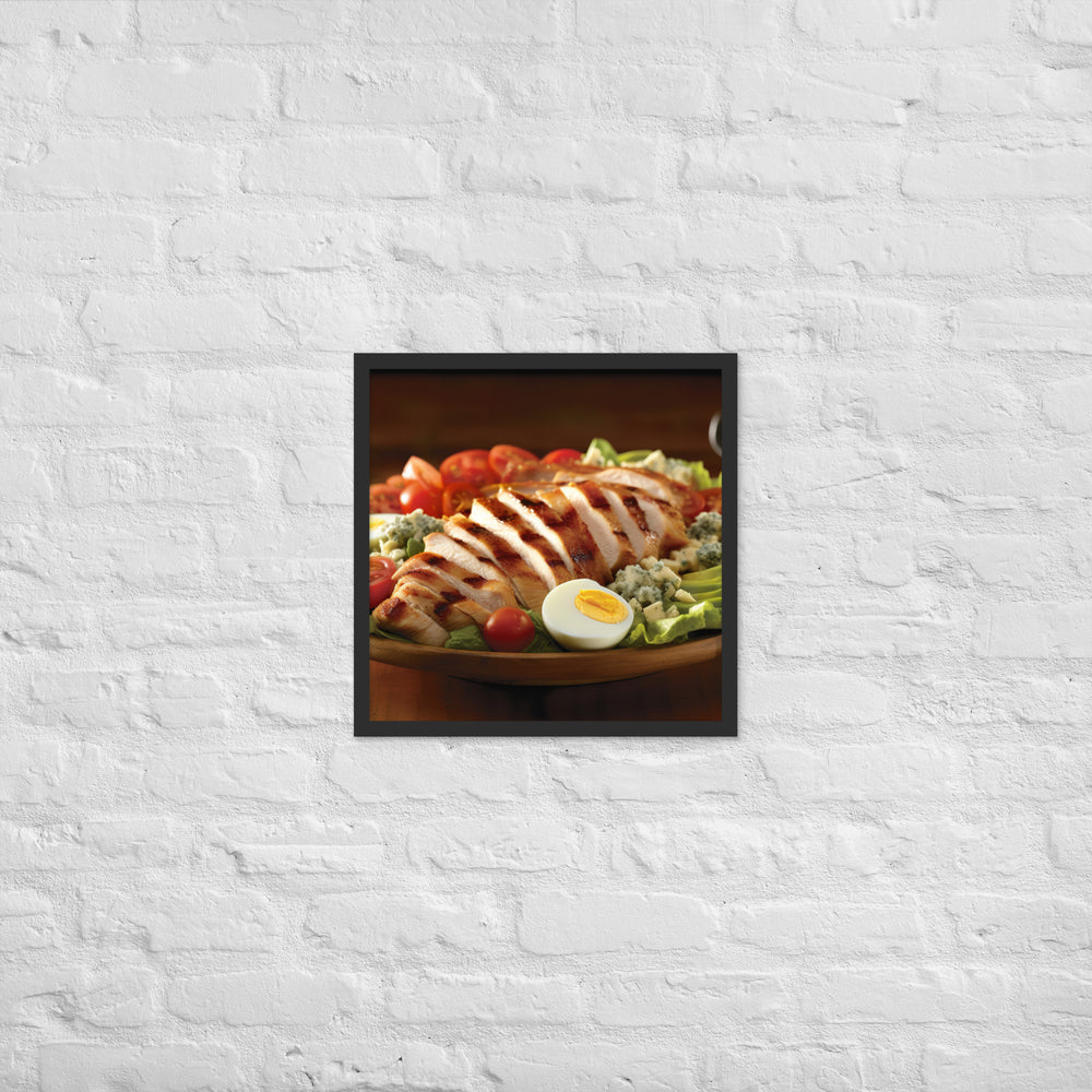 Cobb Salad Framed poster 🤤 from Yumify.AI